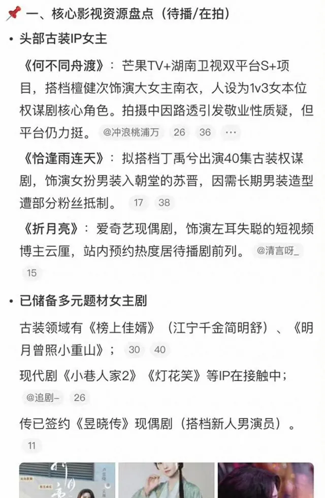 卢昱晓双新剧定档《折月亮》《何不同舟渡》同步推进：现场图